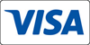 Das VISA-Logo zeigt, dass VISA als Zahlungsmethode akzeptiert wird.